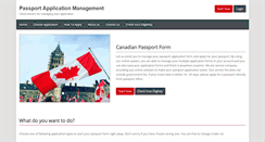 Desktop Screenshot of passportcanada.org